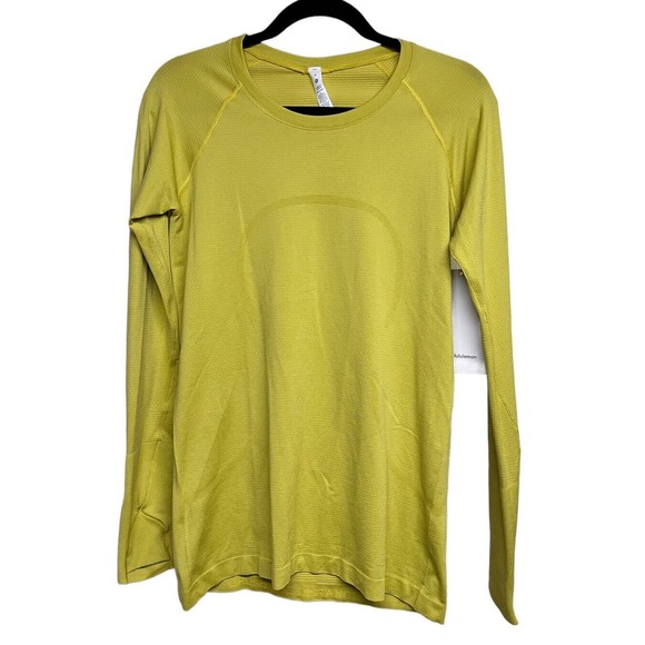 NWT Lululemon Swiftly Tech Long Sleeve YLWP Yellow Pear Size 8 - Picture 1 of 7